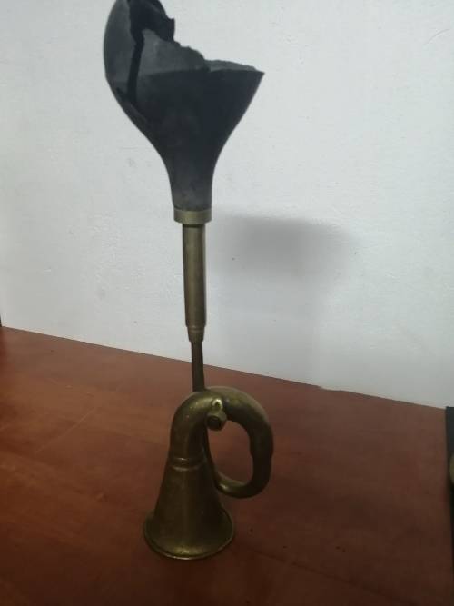 Brass hooter well used