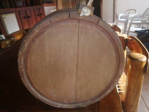 Oxwagon water barrel