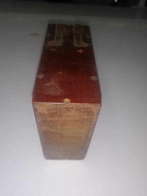 Antique wooden casing battery - collectors item