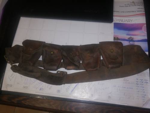 Bandolier egte leer uit die boere oorlog se dae