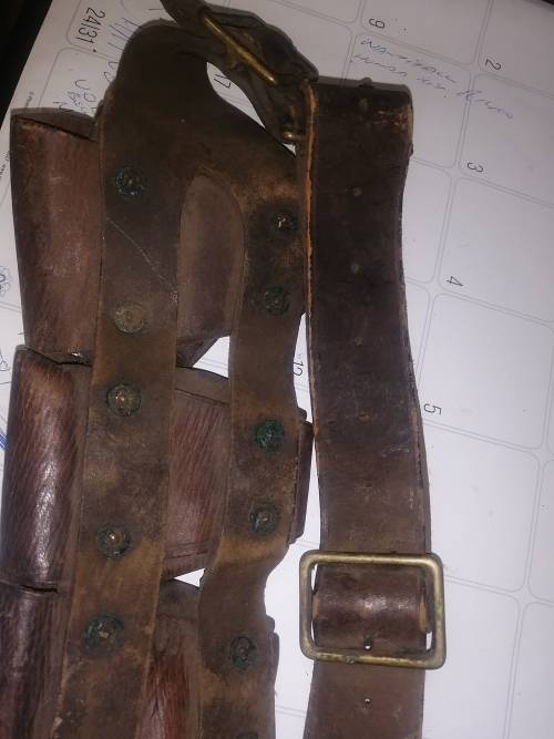 Bandolier egte leer uit die boere oorlog se dae
