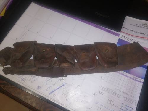 Bandolier egte leer uit die boere oorlog se dae