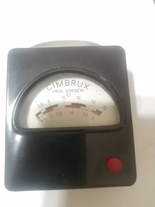 Lig sterkte meter vir fotografie in leer kassie