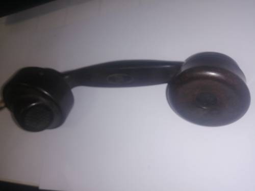 Vintage telephone mouthpiece - small crack
