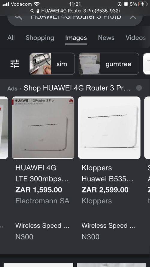 Huawei sim modem