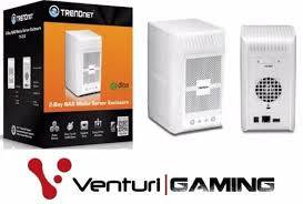 Business Combo Trendnet 2-Bay Nas Server Media Enclosure and Trendnet and Trendnet Router 5G