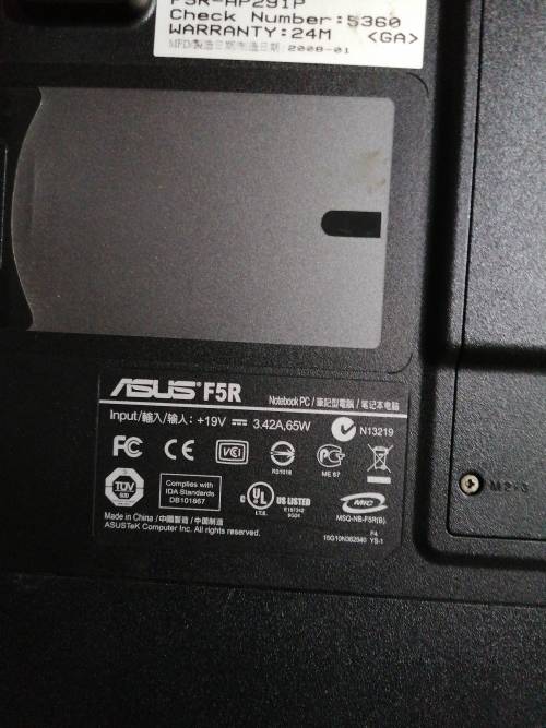 Asus F5r laptop