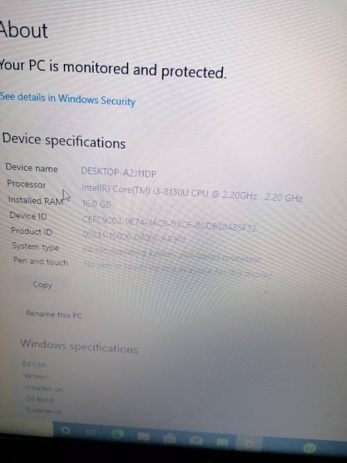 Hp model 15 Laptop with mouse and bag