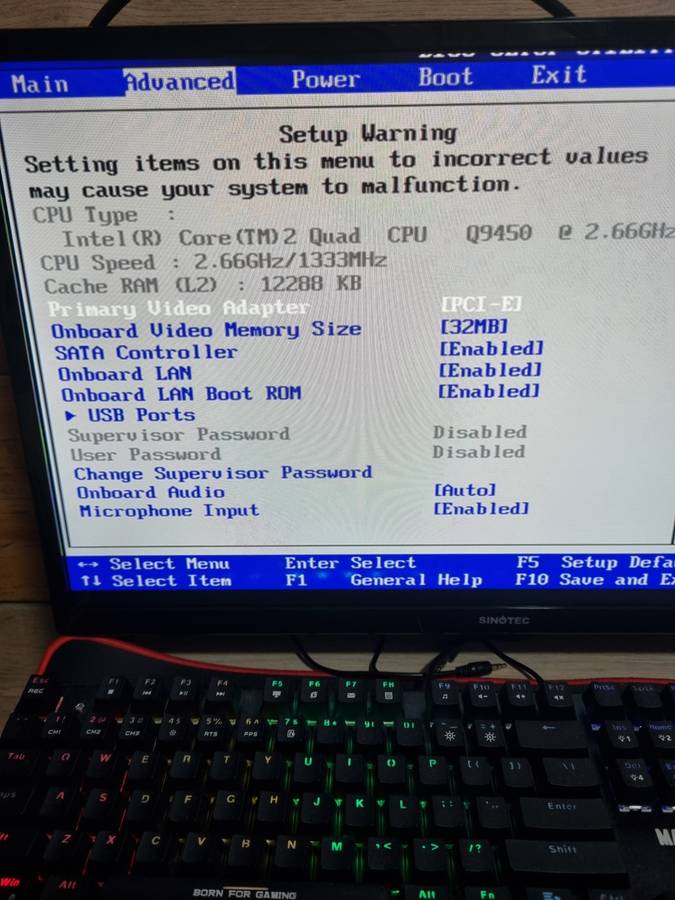 Quad Core 9450 with board and ram-Limited edition cpu