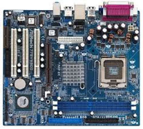 Asrock 775VM800 motherboard with cpu and fan