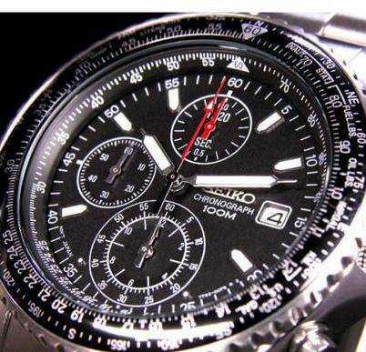 SEIKO Flightmaster Sliderule Chronograph Gents Watch**MUST HAVE SEIKO**