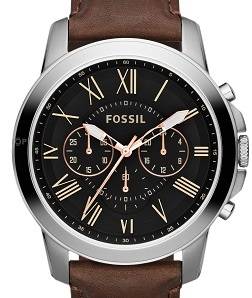 FOSSIL GENTS GRANT Black Dial Chronograph Series++MUST HAVE LOCAL IN STOCK++