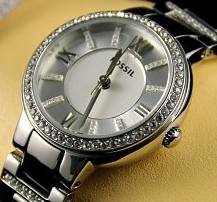 # LATEST RELEASE #FOSSIL VIRGINIA Crystallized Ladies Watch ES3282++LAST ONE IN STOCK++