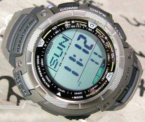 ** R5995**CASIO **TITANIUM** MONSTER TRIPLE SENSOR PRG-80T-7V