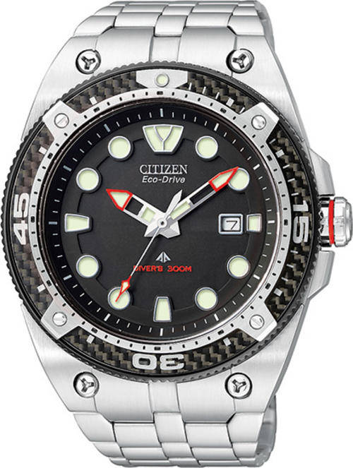 R7999.99>>CITIZEN PRO-DIVERS PROMASTER CARBON STEEL COLLECTION 1000Ft WR.ECO-DRIVE.