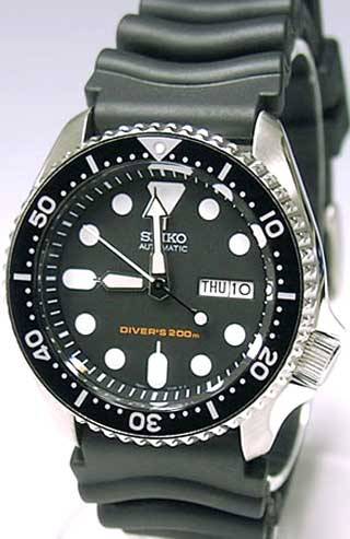 CRAZY R1~~NO RESERVES !!! SEIKO MENS AUTOMATIC DIVER'S BAND WATCH 200M NR SKX007