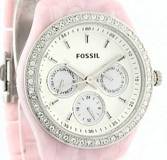 **EXQUISITE**FOSSIL**TOP SELLER**STELLA PIENK PEARL MULTIFUNCTION GLITZ WATCH