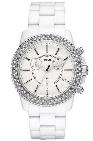 Ladies Fossil Stella Chronograph Glitz Watch