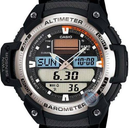 **2011**CASIO TWIN SENSOR SPORTSGEAR **ALTI~BARO~THERMOMETER**