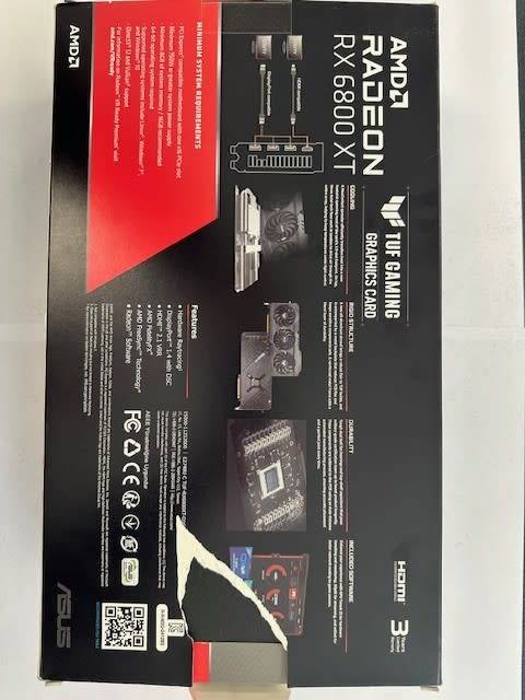 ASUS TUF-RX6800XT-O16G-GAMING Graphics card - 16GB