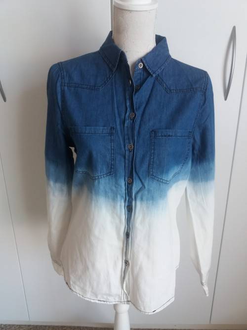 DIP-DYE DENIM SHIRT