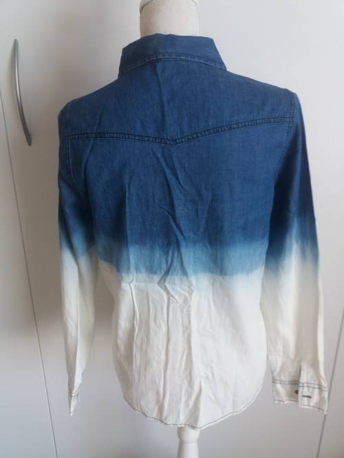 DIP-DYE DENIM SHIRT