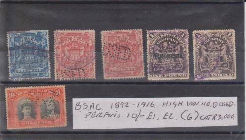 BSAC 1892 -1916  - USED - HIGH VALUE - CAT R3000