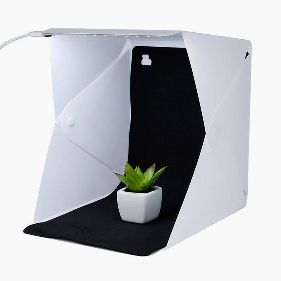 Mini Lightbox Home Product Photo with LED Lighting & Cellphone Tripod. PREORDER SPECIAL SAVE R500