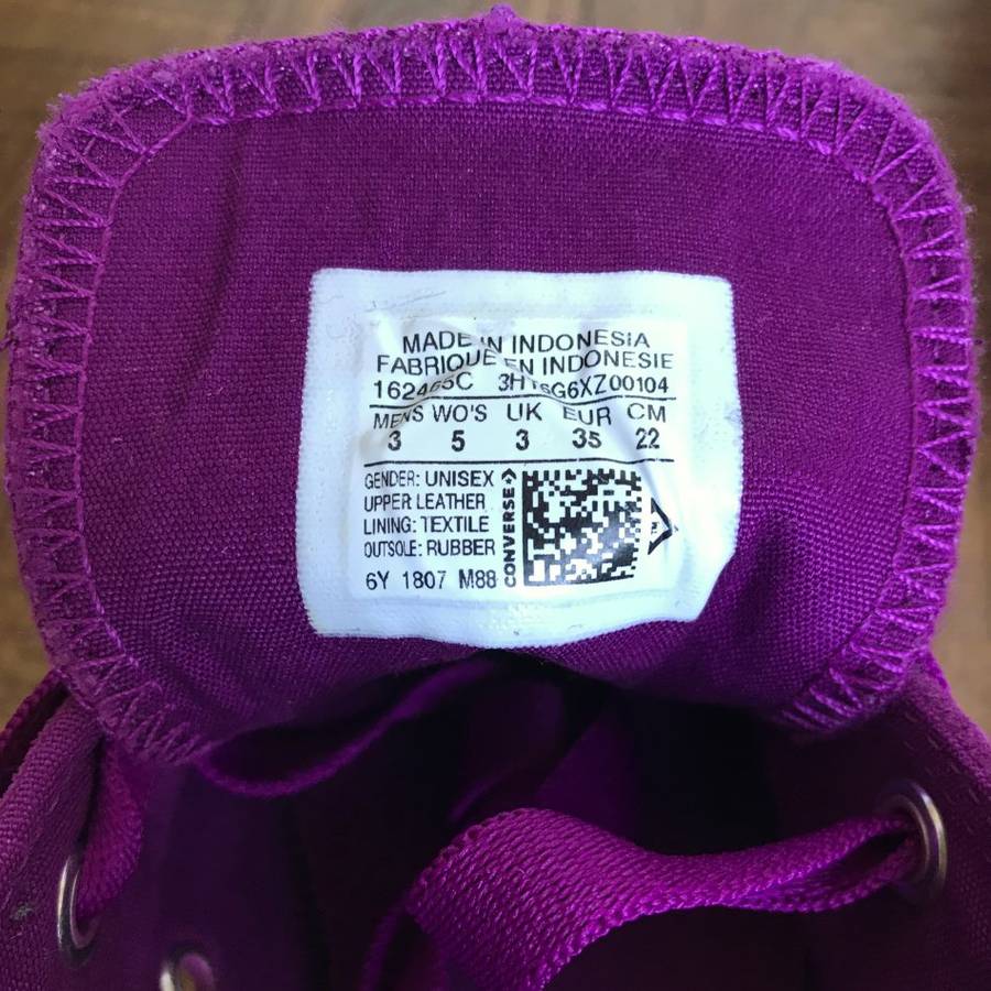 Genuine suede Converse Chuck Taylors All Star sneakers (un-worn)