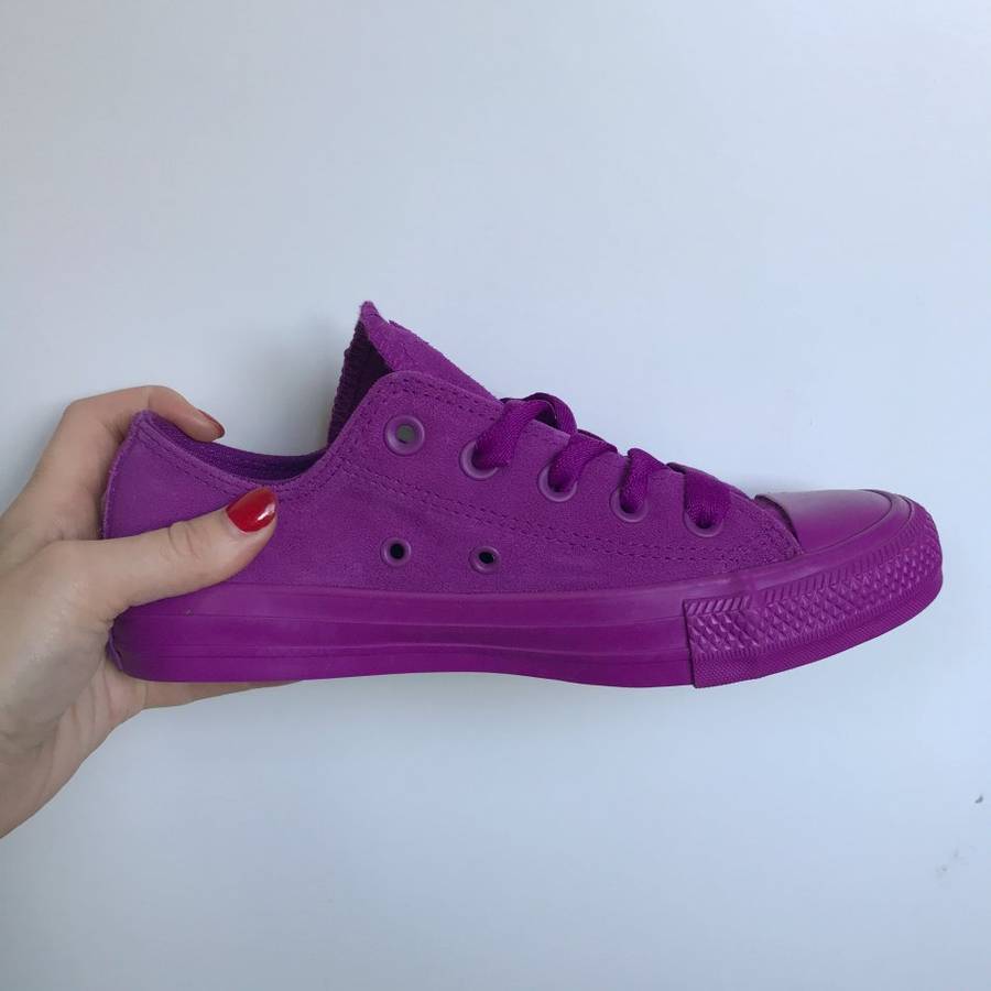 Genuine suede Converse Chuck Taylors All Star sneakers (un-worn)