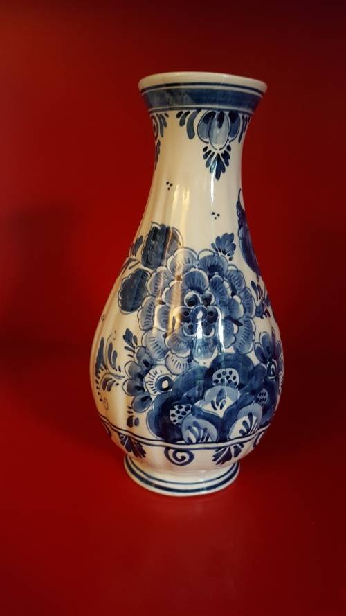 Delft Hand painted Vase signed by the artist