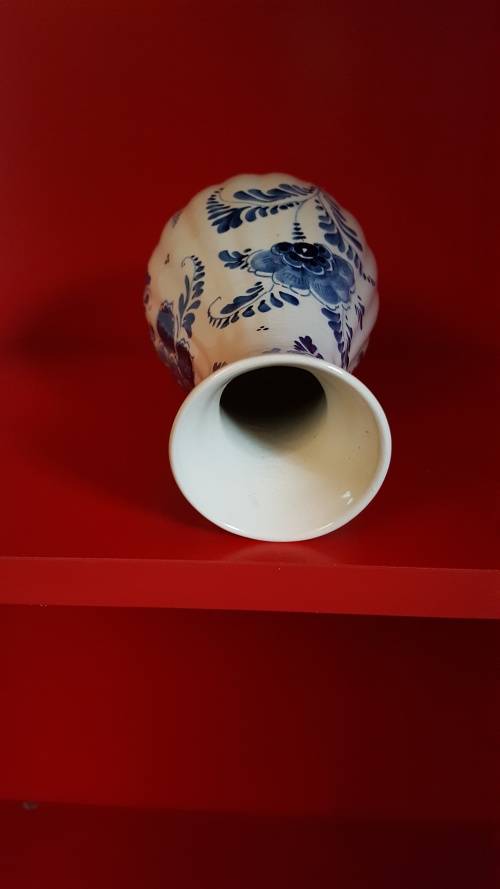 Delft Hand painted Vase signed by the artist