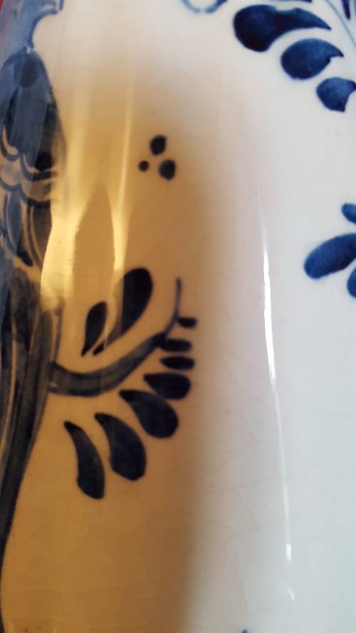 Delft Hand painted Vase signed by the artist