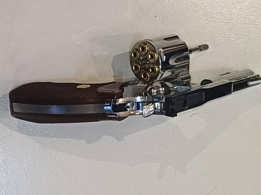 Kwc 4.5MM 357 Magnum CO2 Chrome 2.5` Revolver Air Pistol