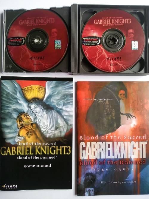 Vintage Gabriel Knight 3 Blood of the Sacred, Blood of the Damned PC (Big Box)