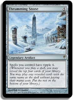 MAGIC THE GATHERING - Thrumming Stone and Bonus Rares