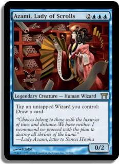 MAGIC THE GATHERING - Azami, Lady of Scrolls and Bonus Rares