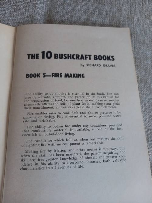 The Bushcraft Handbooks Book 5 - Fire Making
