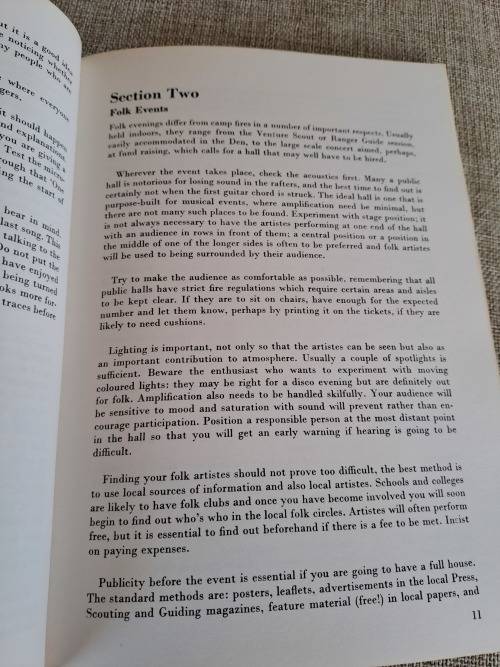 The Scout Fire and Folk Song Book