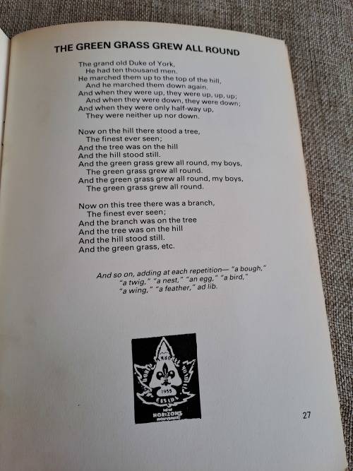 90 Songs for Scouts - South African Contingent Song Book