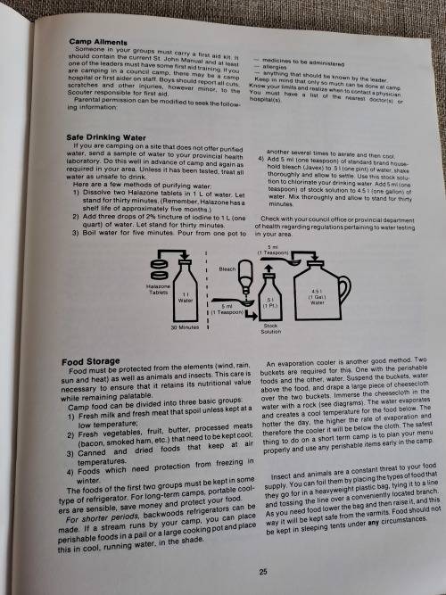 The Camping Book Scouts Canada