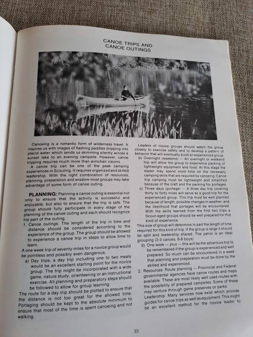 The Camping Book Scouts Canada