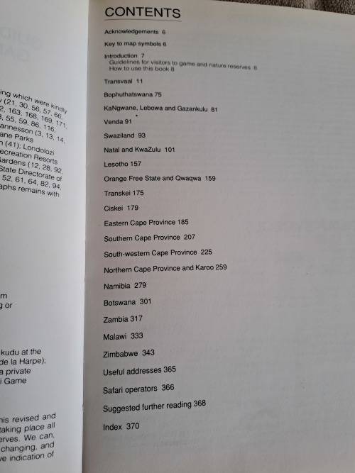 Guide to Southern African Game & Nature Reserves