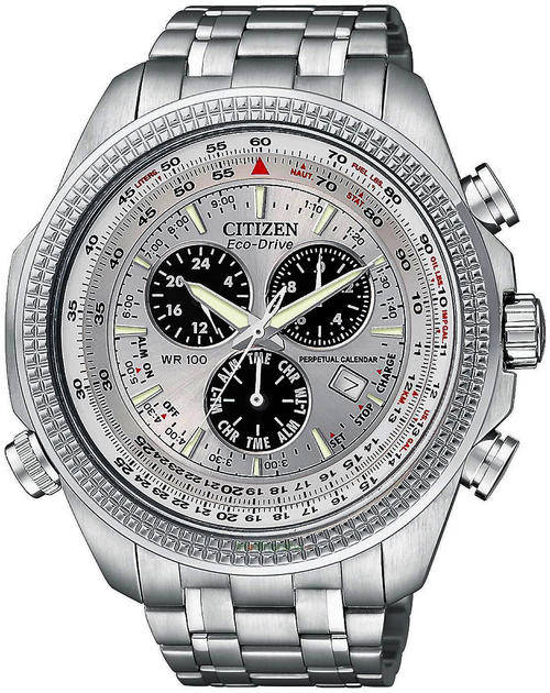Special! CITIZEN ECO-DRIVE PERPETUAL CALENDAR STAINLESS STEEL CHRONOGRAPH