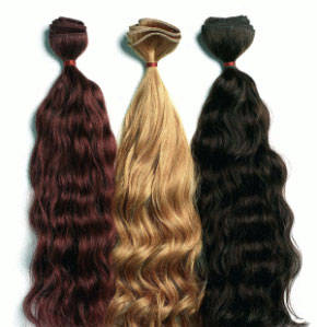 Indian virgin human hair extension weft  50cm/20inch,100grams pack