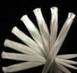 lightest Silver Blonde extension clip streaks x8pc 18"/45cm 50%human hair- free shipping!