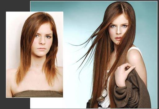 clip in hair extensions 50cm 20" 100% Human Hair  -8 pc- silky straight 9 colours in stock