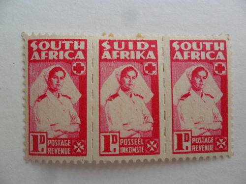 UNION OF S.A. - 1942/4 - 1d - WAR EFFORT - SMALL