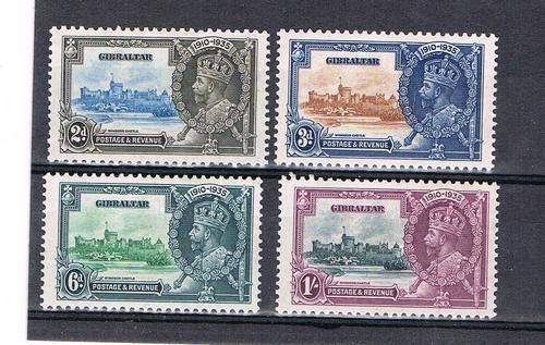 Gibraltar - KG V - Silver Jubilee Mint - As per Scan