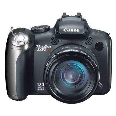 Brand New Canon PowerShot SX20 IS Black 12.1MP